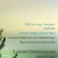 Larose ostéopathie | 856 2e Rang, Frampton, QC G0R 1M0, Canada