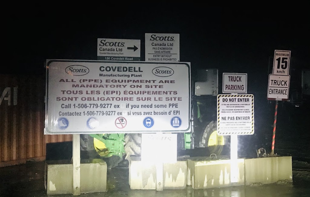 Covedell (Scotts Canada ltée) | 156 Covedell Rd, Tabusintac, NB E9H 1E6, Canada | Phone: (506) 308-0610