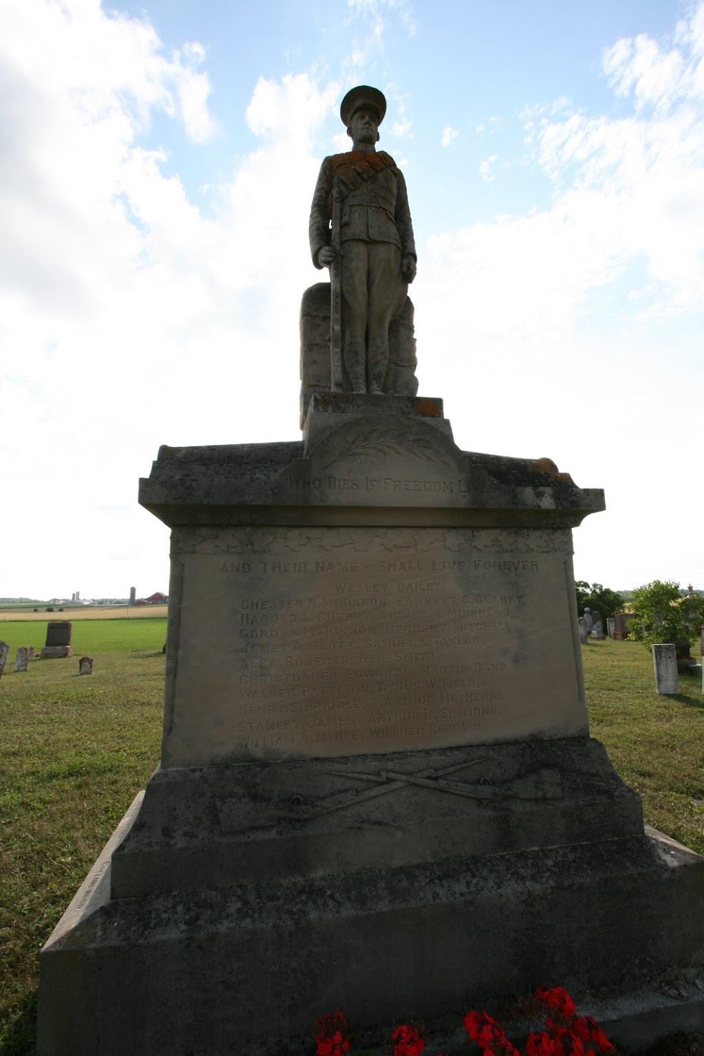 Badjeros Memorial | 269499-269251, S Line, Badjeros, ON N0C 1A0, Canada