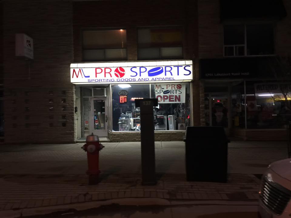 ML Pro Sports / C L P Sports | 2851 Brighton Rd, Oakville, ON L6H 6C9, Canada | Phone: (905) 855-8225