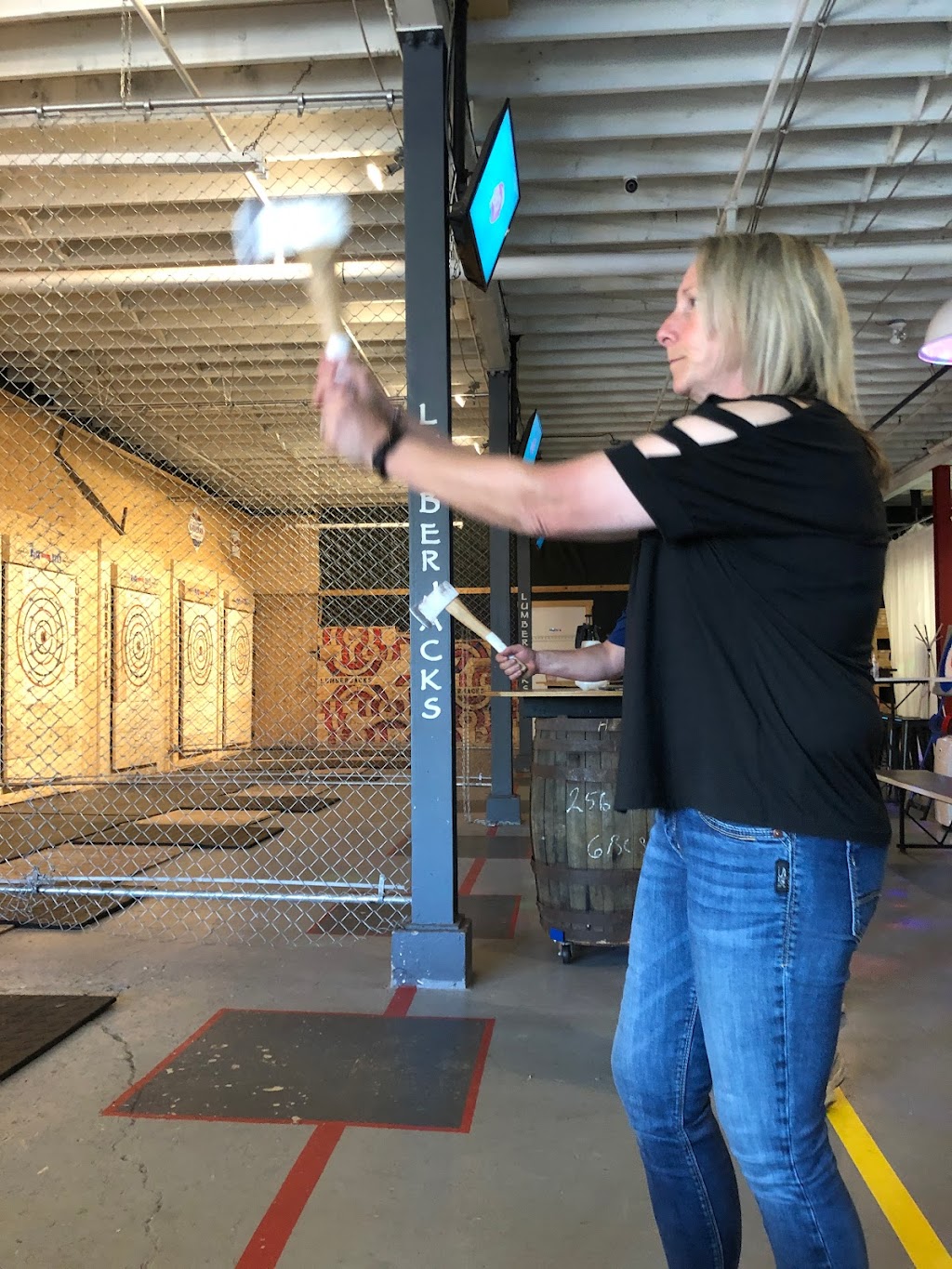 Lumberjacks Axe Throwing/ Breakout Escapes | 11-1453 King St E, Cambridge, ON N3H 3R3, Canada | Phone: (519) 222-0189