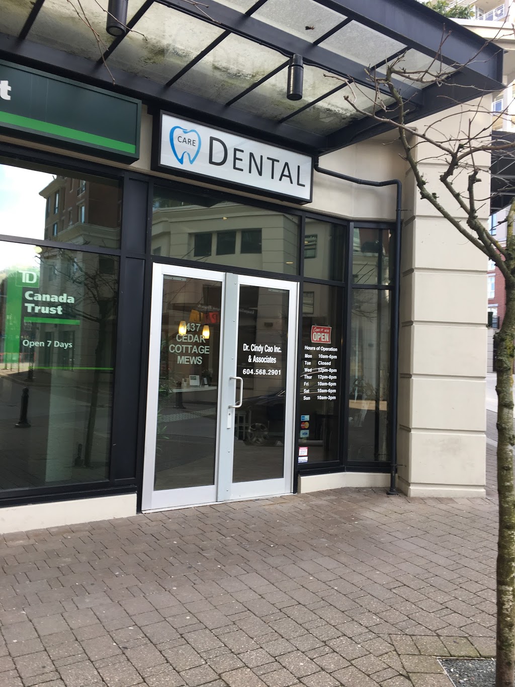 Care Dental Clinic | dentist | 1437 Cedar Cottage Mews, Vancouver, BC V5N 5Z2, Canada | 6045682901 OR +1 604-568-2901