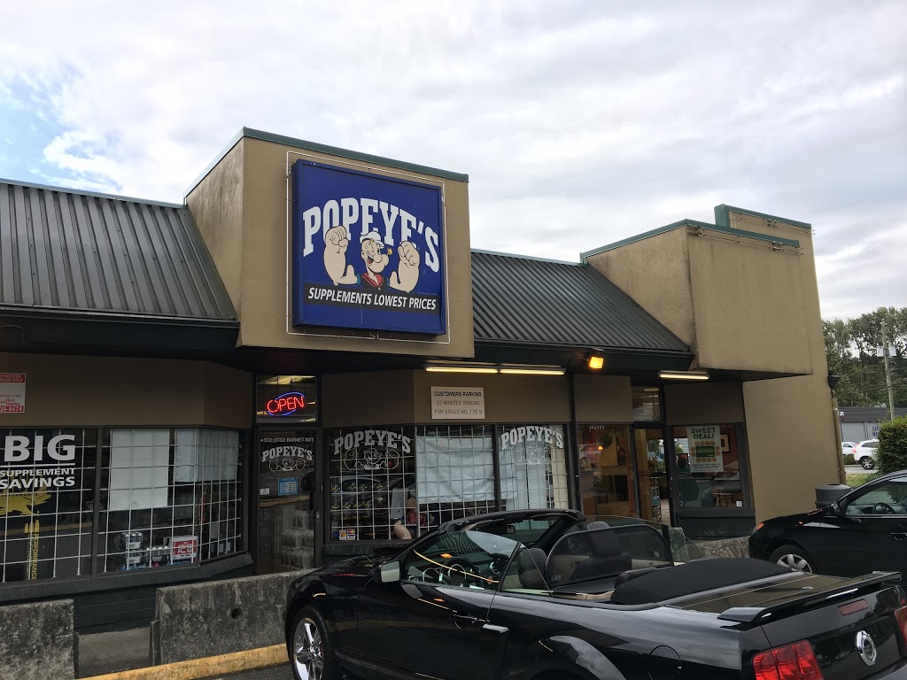 Popeyes Supplements Coquitlam | 2733 BC-7A #102, Coquitlam, BC V3E 1K9, Canada | Phone: (604) 472-1064