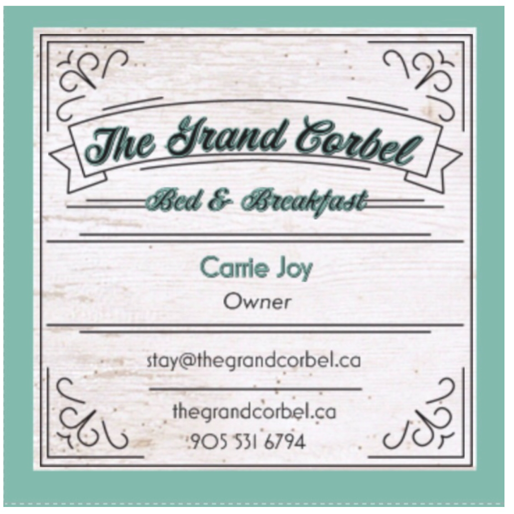 The Grand Corbel B&B | 54 Dunrobin Dr, Caledonia, ON N3W 2N7, Canada | Phone: (905) 531-6794