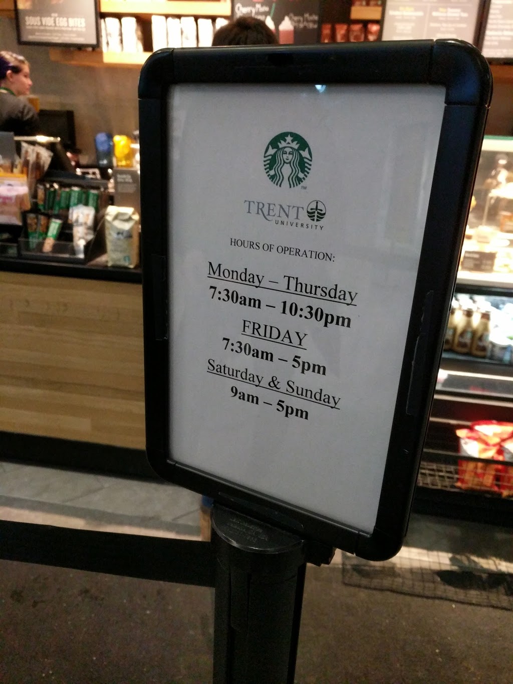 Starbucks | 1680 West Bank Street, Peterborough, ON K9L 0G5, Canada | Phone: (705) 748-1567