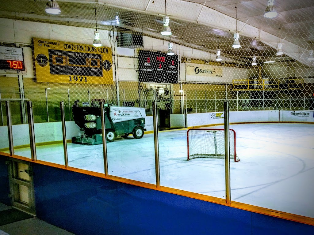 Coniston Community Arena | 70 Government Rd, Coniston, ON P0M 1M0, Canada | Phone: (705) 688-3926