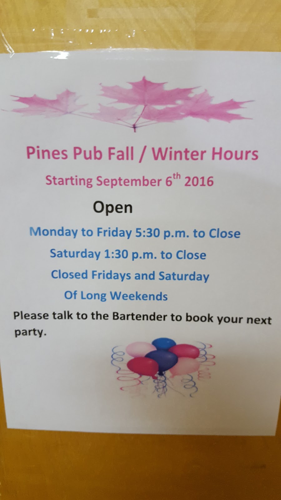 PINERIDGE COMMUNITY PINES PUB | 6024 Rundlehorn Dr NE, Calgary, AB T1Y 2X1, Canada | Phone: (403) 280-8708