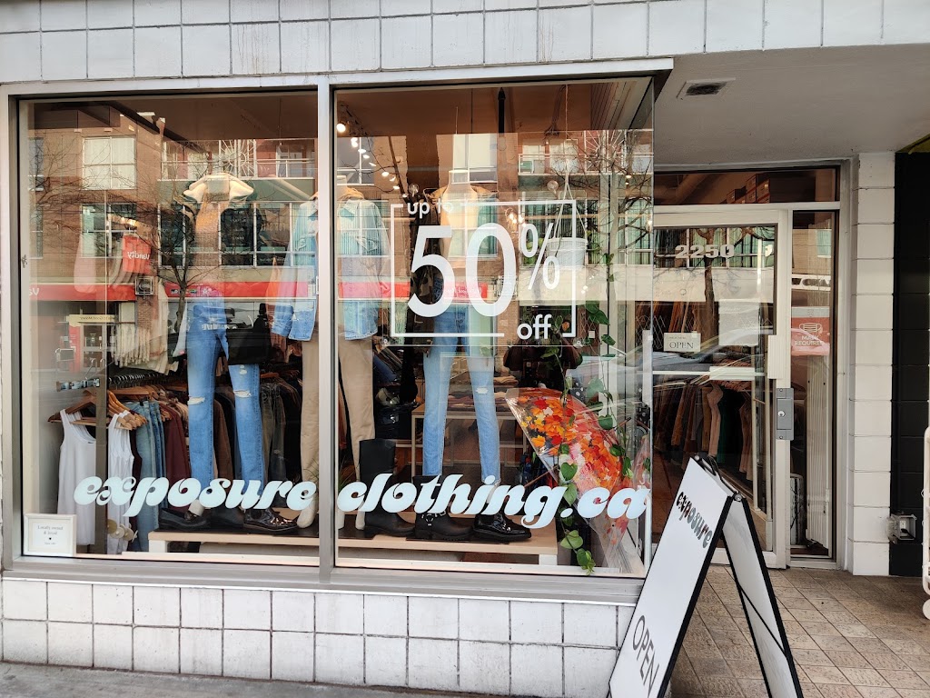 Exposure Clothing - Kitsilano | 2250 W 4th Ave, Vancouver, BC V6K 1N8, Canada | Phone: (604) 733-5808