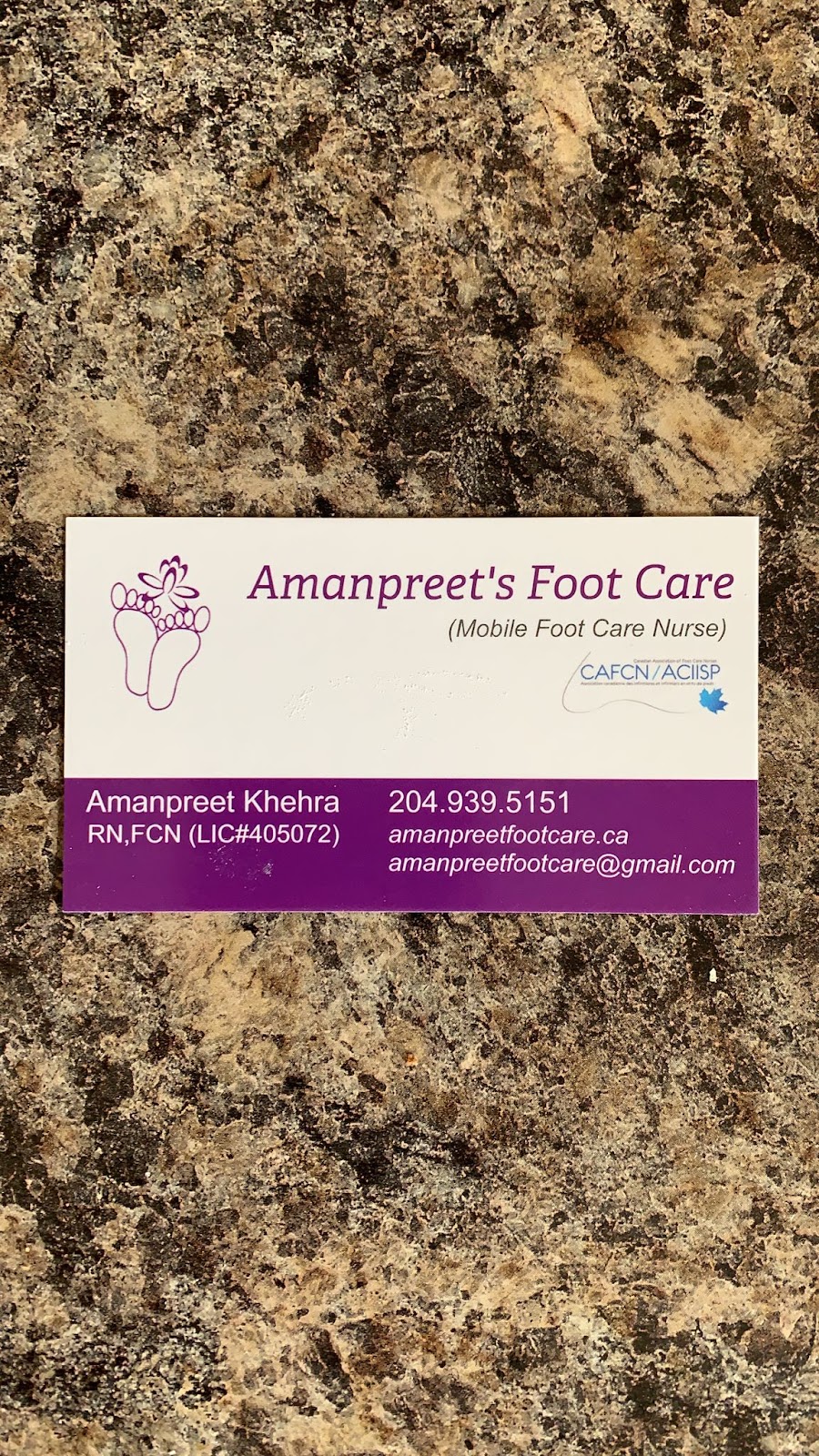 Amanpreets Foot Care | 2595 Main St, Winnipeg, MB R2V 4W3, Canada | Phone: (204) 939-5151
