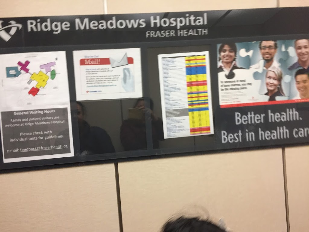 Ridge Meadows Hospital | 11666 Laity St, Maple Ridge, BC V2X 7G5, Canada | Phone: (604) 463-4111