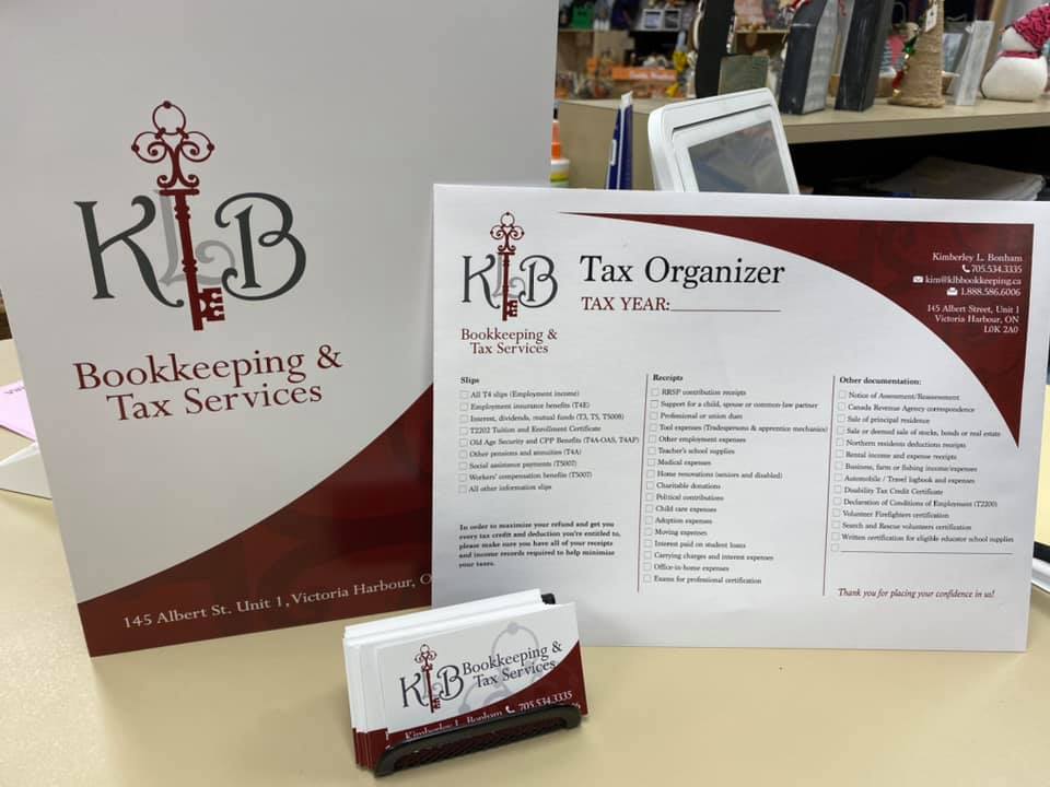 KLB Bookkeeping & Tax Services | point of interest | 145 Albert St, Victoria Harbour, ON L0K 2A0, Canada | 7055343335 OR +1 705-534-3335