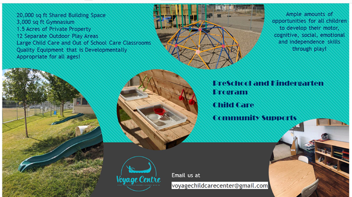 Voyage Childcare Center | 1013 8 St S, Lethbridge, AB T1K 1N7, Canada | Phone: (403) 942-4445