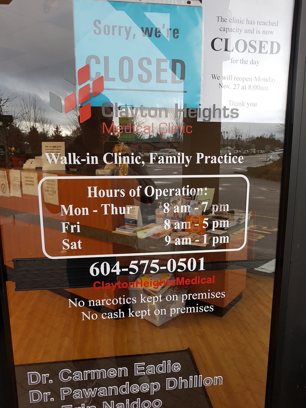 WELL Health - Clayton Heights Medical Clinic | 18730 Fraser Hwy #204, Surrey, BC V3S 0T1, Canada | Phone: (604) 575-0501