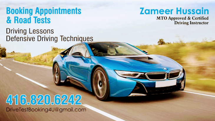 Ease Driving School - Driving School Instructor - Hussain | 81 Adventura Rd, Brampton, ON L7A 5A7, Canada | Phone: (416) 820-6242