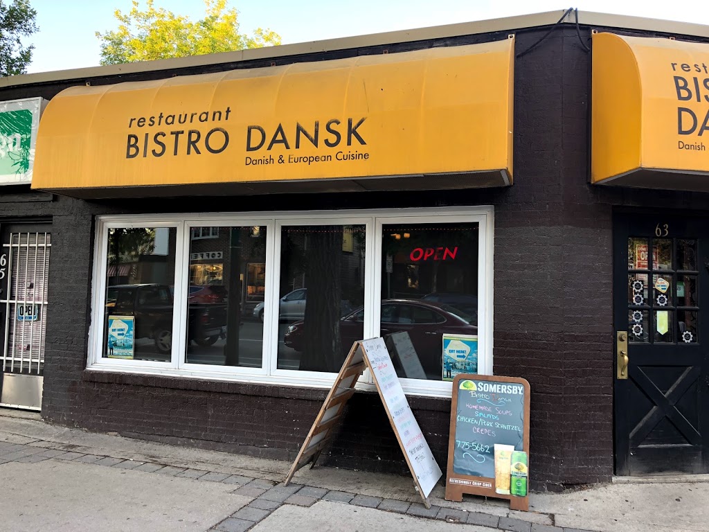 Bistro Dansk Restaurant Ltd | restaurant | 63 Sherbrook St, Winnipeg, MB R3C 2B2, Canada | 2047755662 OR +1 204-775-5662