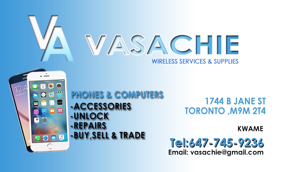 Vasachie wireless | 1744B Jane St, York, ON M9N 2S9, Canada | Phone: (647) 745-9236