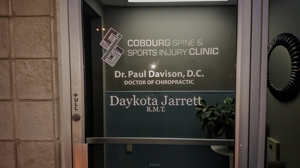Cobourg Spine and Sports Injury Clinic | 210 Willmott St Unit 5D, Cobourg, ON K9A 0E9, Canada | Phone: (905) 372-9999
