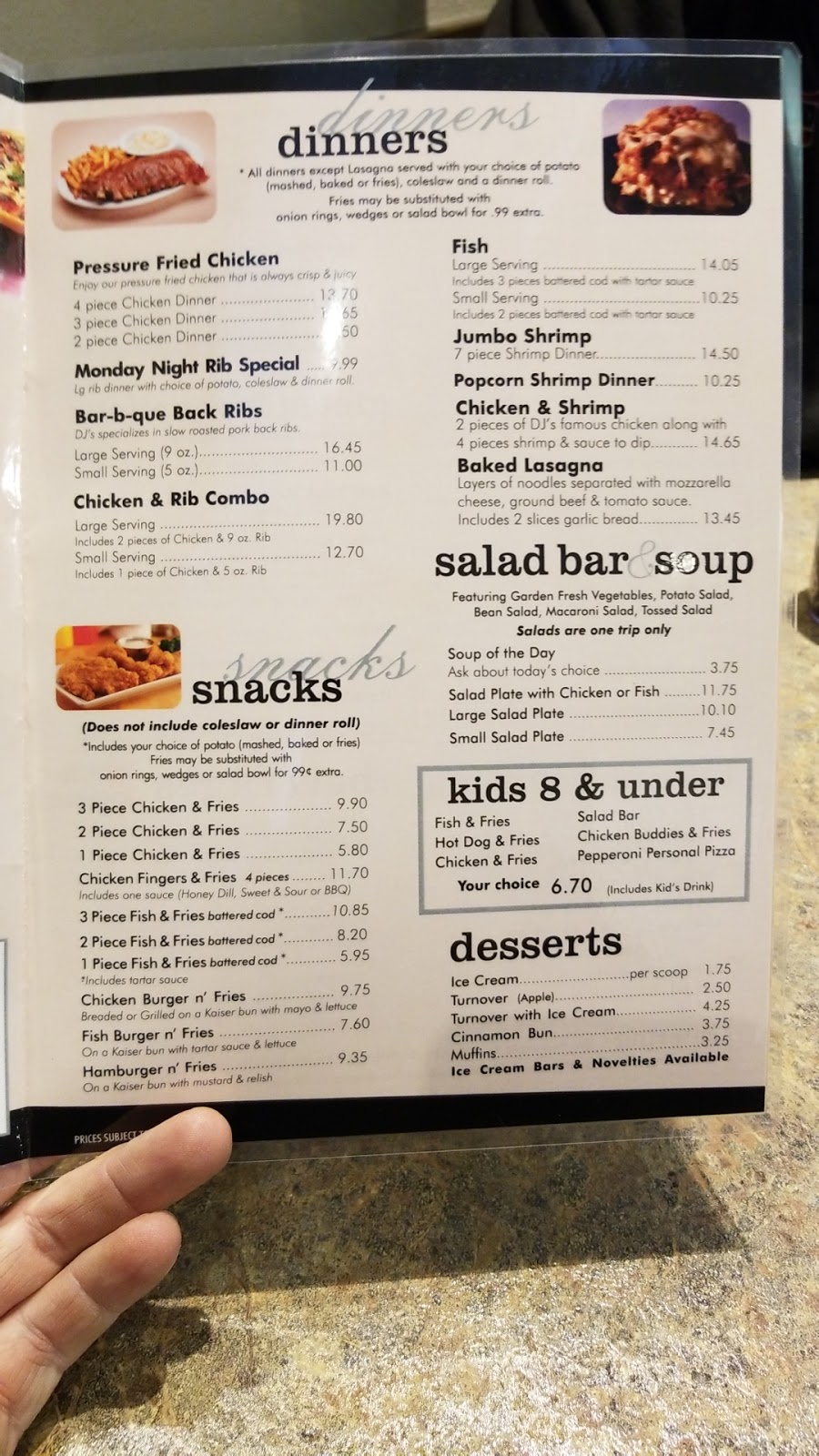 DJs Family Restaurant | 999 Boundary Trail, Winkler, MB R6W 4B4, Canada | Phone: (204) 325-8080