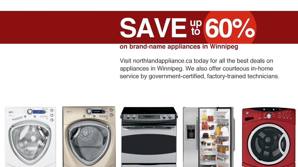 Northland Appliance Service Ltd | 838 St Marys Rd, Winnipeg, MB R2M 3P4, Canada | Phone: (204) 253-5662