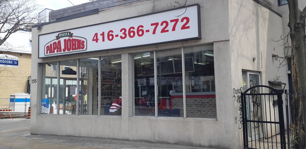 Papa Johns Pizza | 255 Dundas St E, Toronto, ON M5A 1Z7, Canada | Phone: (416) 366-7272