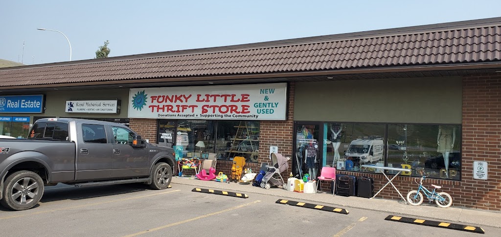 Funky Little Thrift Store | 122 Fifth Ave, Cochrane, AB T4C 0A4, Canada | Phone: (587) 227-4836