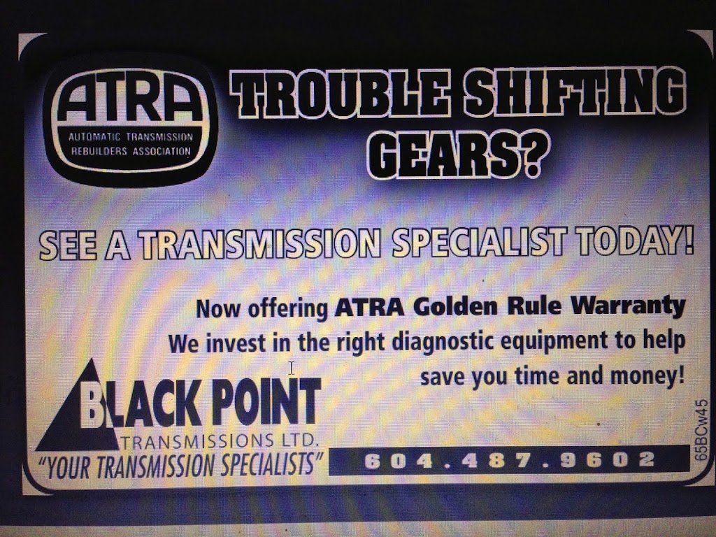 Black Point Transmissions Ltd | 9925 BC-101, Powell River, BC V8A 0K1, Canada | Phone: (604) 487-9602