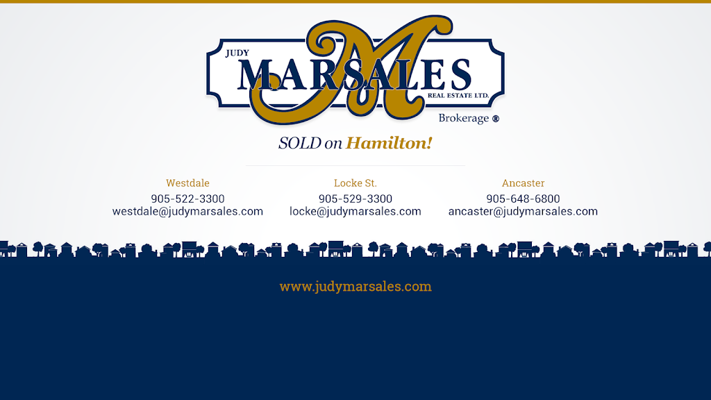Judy Marsales Real Estate Ltd. | 986 King St W, Hamilton, ON L8S 4R5, Canada | Phone: (905) 522-3300