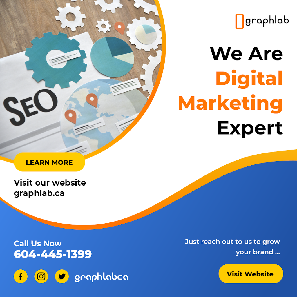 GraphLab Web Design | 3019 E 23rd Ave, Vancouver, BC V5R 1B2, Canada | Phone: (604) 445-1399