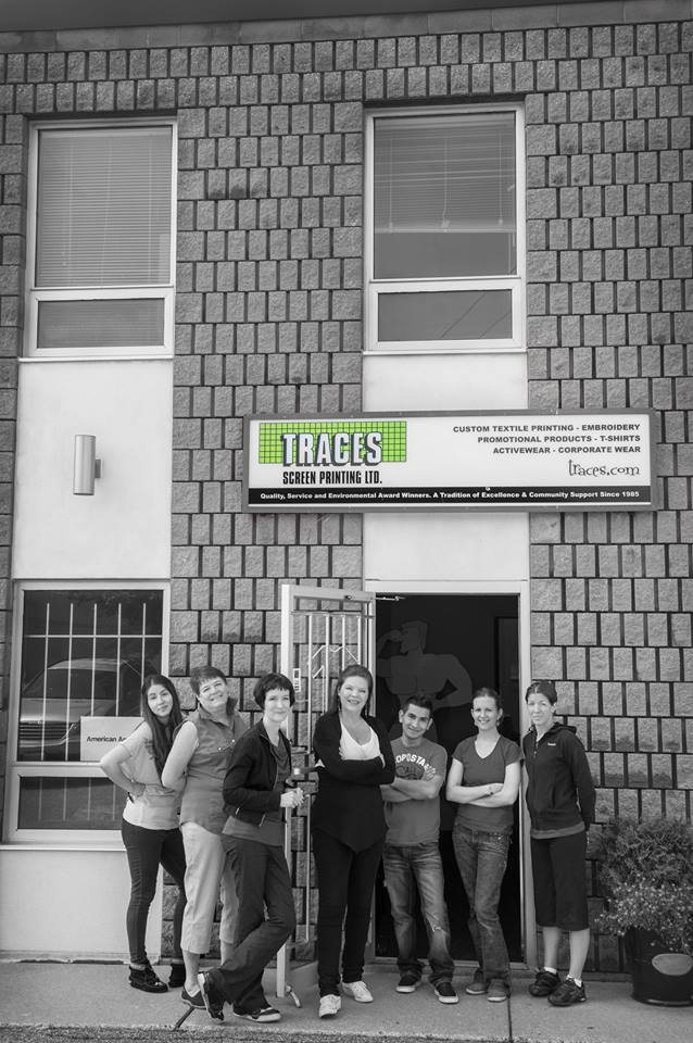 Traces Screen Printing Ltd. | 145 Lexington Ct, Waterloo, ON N2J 4R2, Canada | Phone: (519) 746-3340