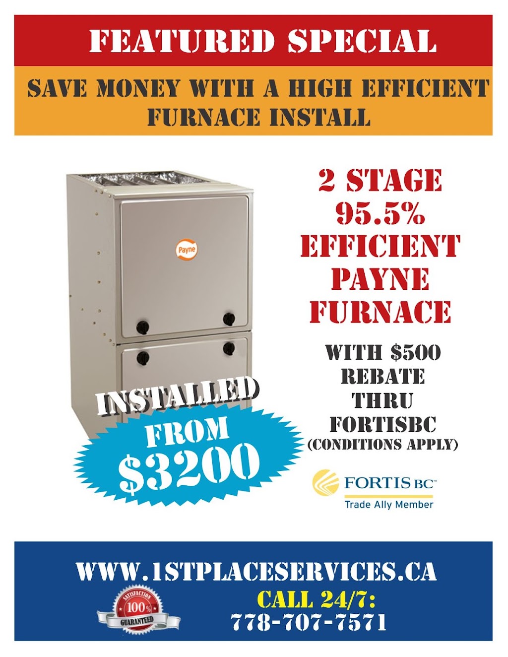 1st Place Services LTD | 3020 E 2nd Ave, Vancouver, BC V5M 1E8, Canada | Phone: (778) 707-7571