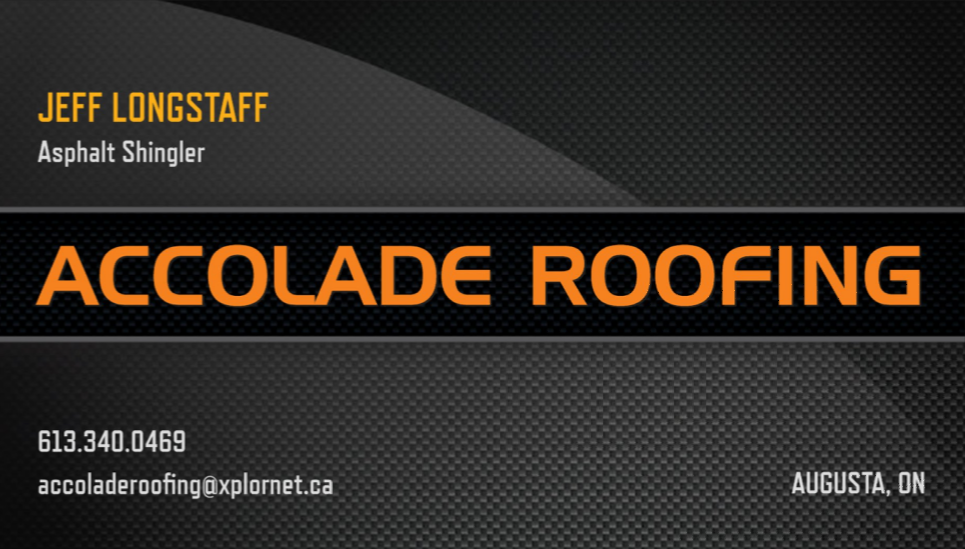 ACCOLADE ROOFING | 4438 Ashby Rd, Prescott, ON K0E 1T0, Canada | Phone: (613) 340-0469