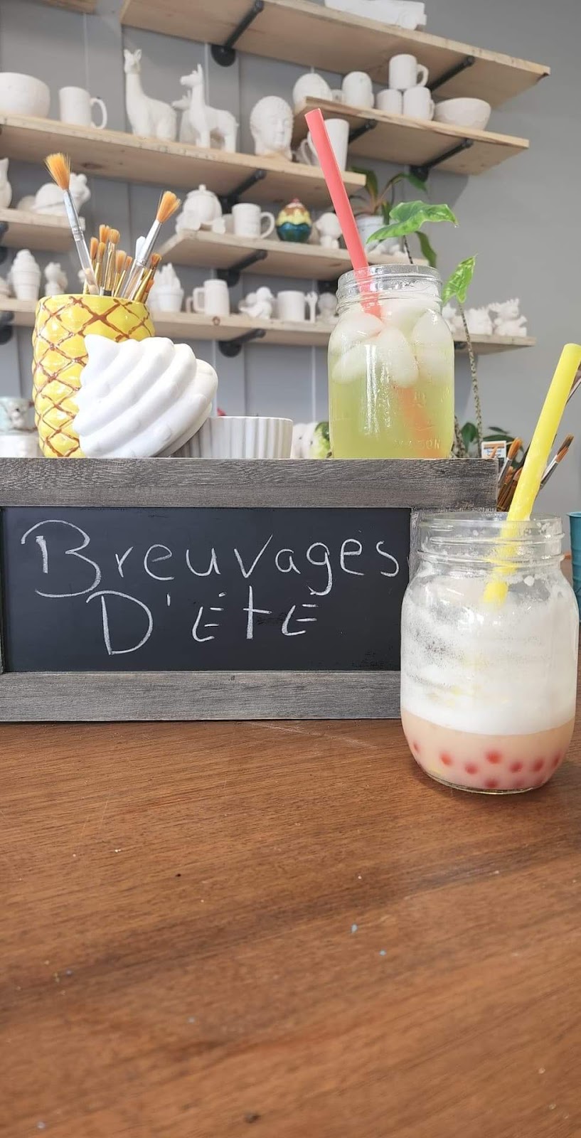 Création Café peinture sur céramique | 31 Rue Alexandre, Salaberry-de-Valleyfield, QC J6S 3J4, Canada | Phone: (450) 802-6363