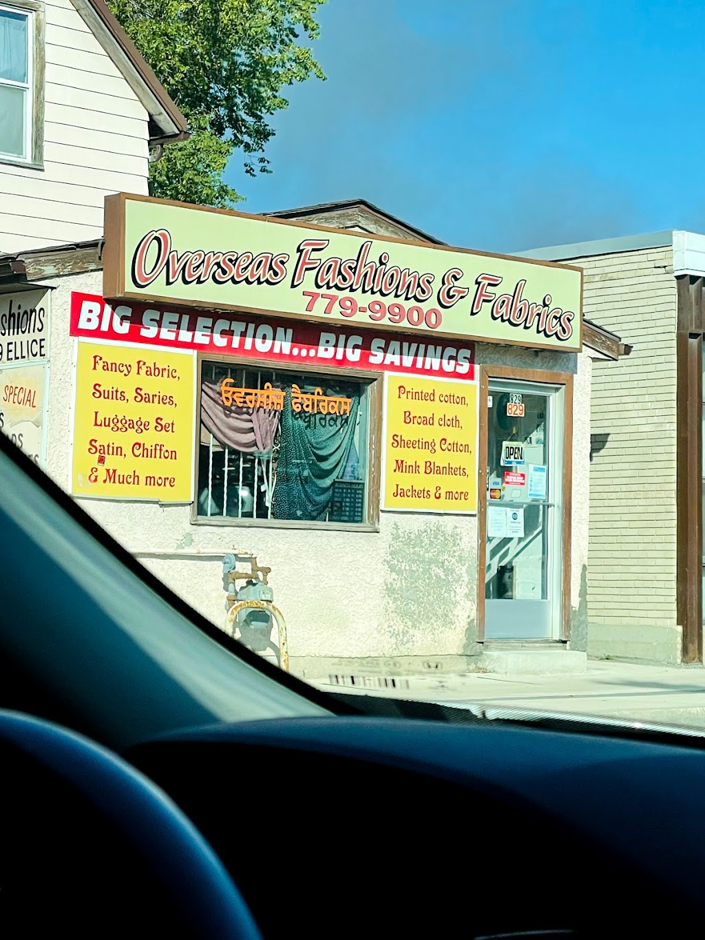 Overseas Fashion & Fabrics | 829 Ellice Ave, Winnipeg, MB R3G 0C3, Canada | Phone: (204) 779-9900