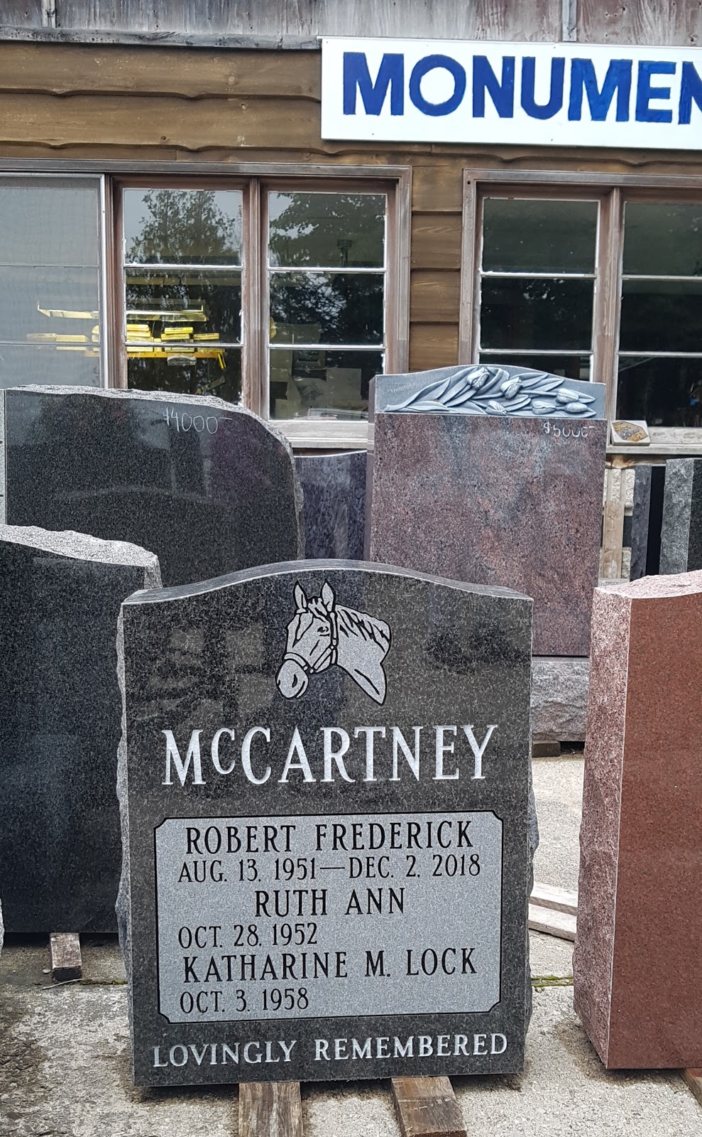 Pew Monuments | 59 Bryant St, Wiarton, ON N0H 2T0, Canada | Phone: (519) 534-2110
