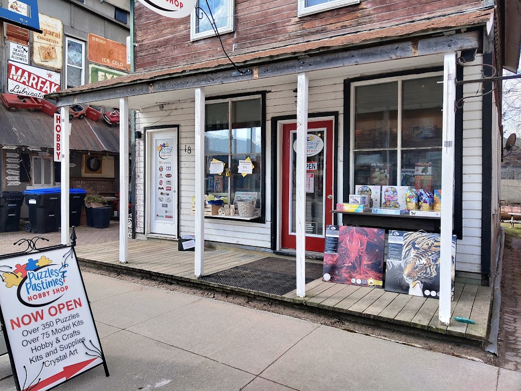Puzzles & Pastimes Hobby Shop | 18 Coldwater Rd, Coldwater, ON L0K 1E0, Canada | Phone: (705) 717-3462