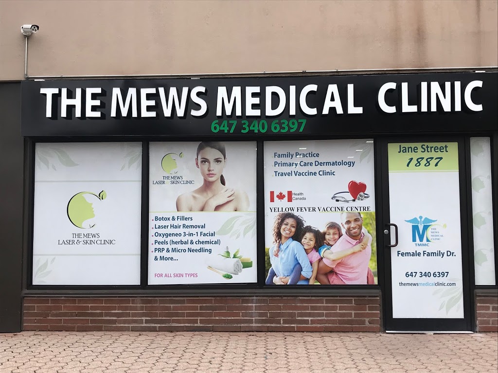 The Mews Medical Clinic | health | 1887 Jane St, North York, ON M9N 3S7, Canada | 6473406397 OR +1 647-340-6397