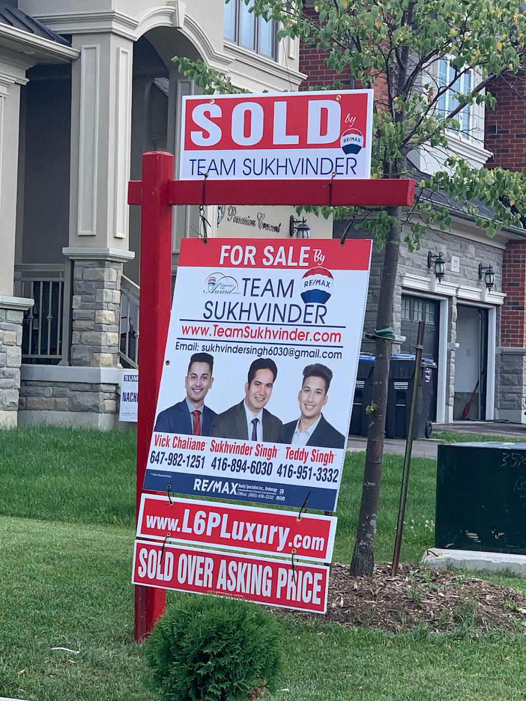 Team Sukhvinder Re/Max | 16069 Airport Rd Unit 3, Caledon East, ON L7C 1G4, Canada | Phone: (416) 894-6030