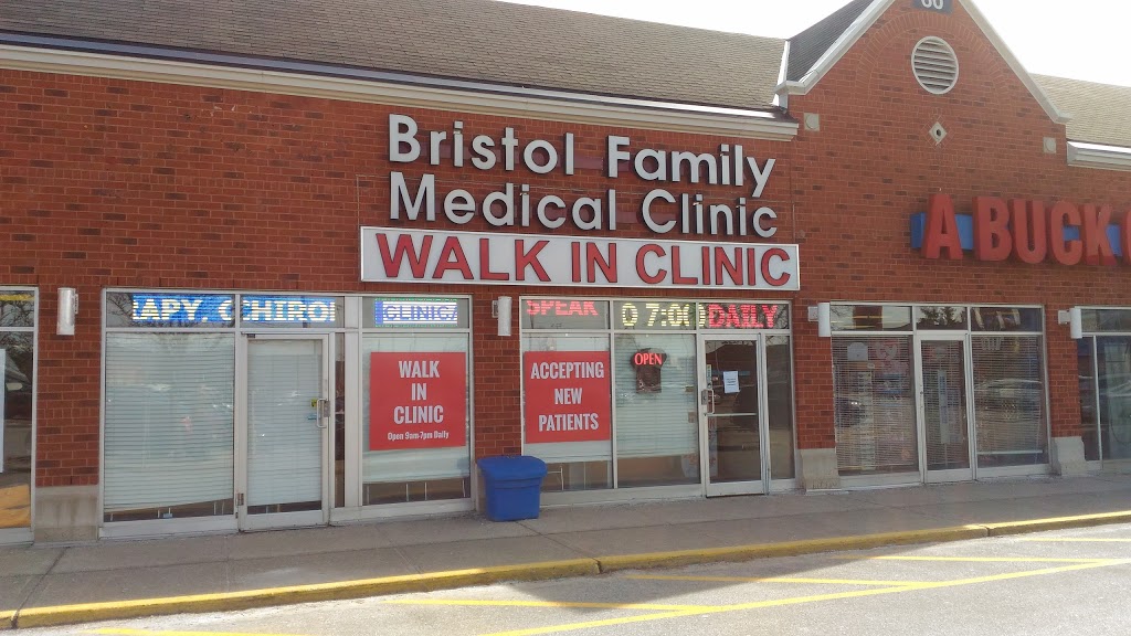 Bristol Family Medical Clinic | 60 Bristol Rd E #4, Mississauga, ON L4Z 3K8, Canada | Phone: (905) 501-0035