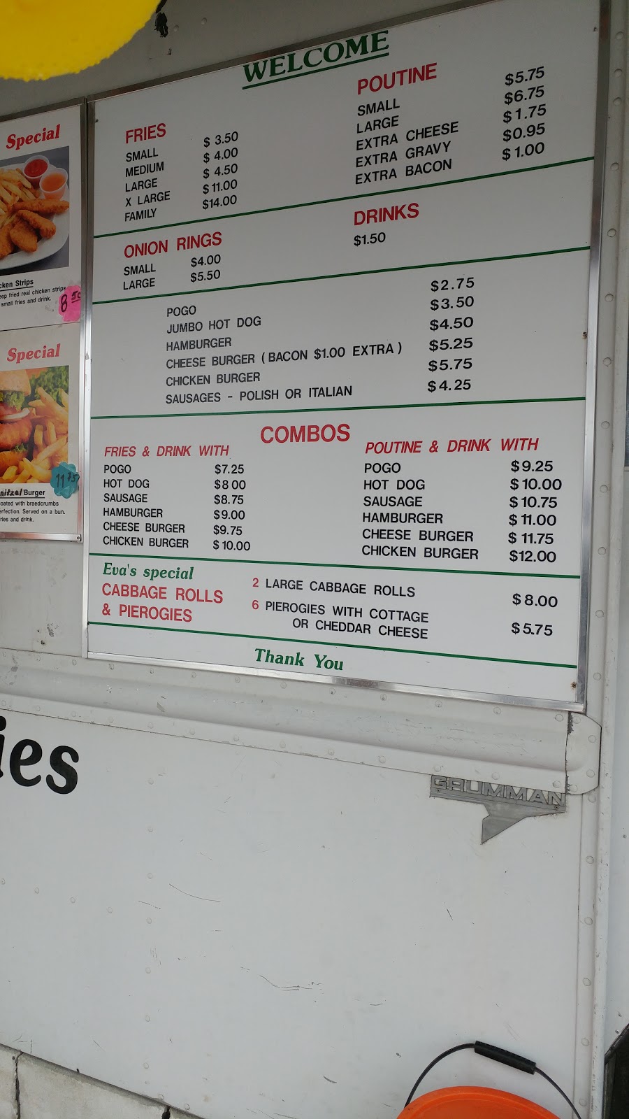 Evas Chip Wagon | 5496 Bank St, Gloucester, ON K1X 1G9, Canada | Phone: (613) 822-7603