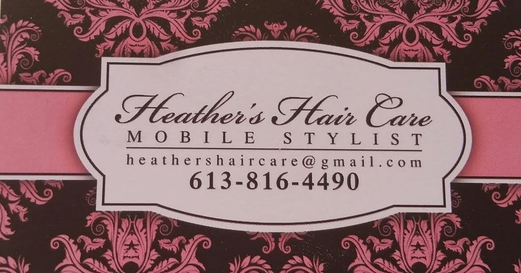Heathers Hair care | 458 Joseph St, Carleton Place, ON K7C 3T6, Canada | Phone: (613) 816-4490