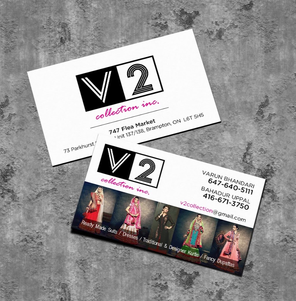 V2 collection Inc. | Inside Flea Market Middle Building, 95 Parkhurst Square #137/138, Brampton, ON L6T 5H5, Canada | Phone: (647) 640-5111
