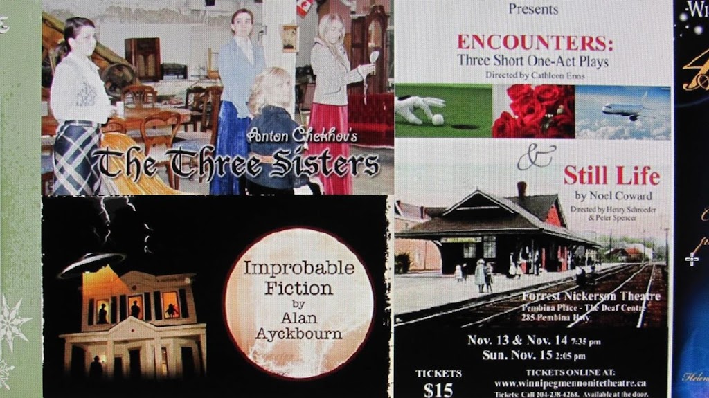 Winnipeg Mennonite Theatre | 1 Evergreen Pl #2101, Winnipeg, MB R3L 0E9, Canada | Phone: (204) 786-2311