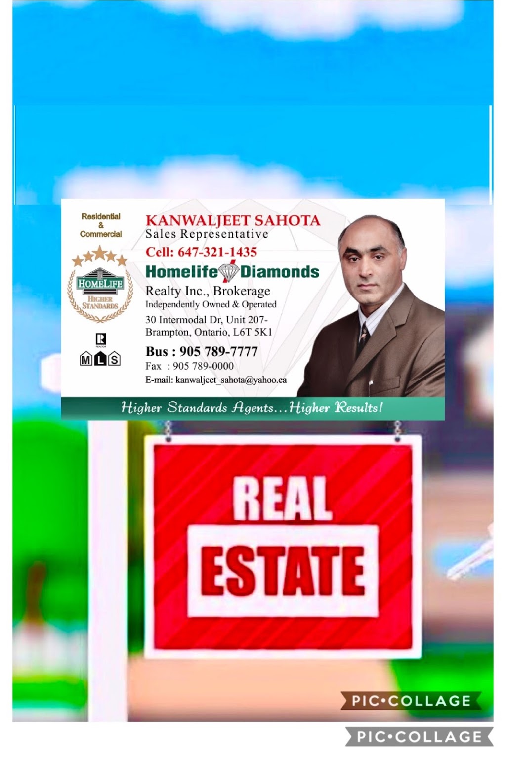 Sahota Real Estate | 1 Reynolds Ave, Brampton, ON L6P 2C1, Canada | Phone: (647) 321-1435