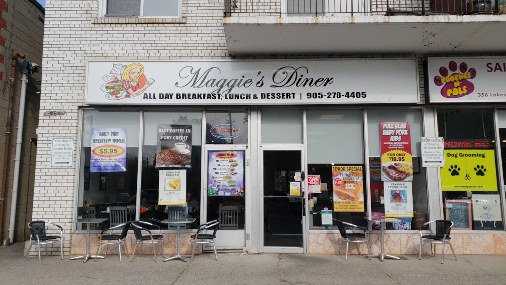 Maggies Diner | 360 Lakeshore Rd W, Mississauga, ON L5H 1H3, Canada | Phone: (905) 278-4405