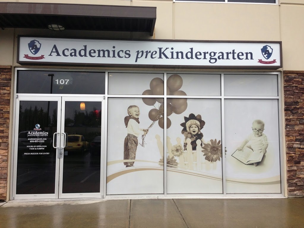 Academics PreKindergarten Abbotsford | 1785 Clearbrook Rd #107, Abbotsford, BC V2T 5X5, Canada | Phone: (604) 853-2332