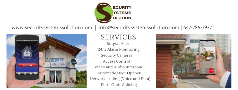 Security Systems Solution | point of interest | 2460 Bromus Path, Oshawa, ON L1L 0K6, Canada | 6478617927 OR +1 647-861-7927