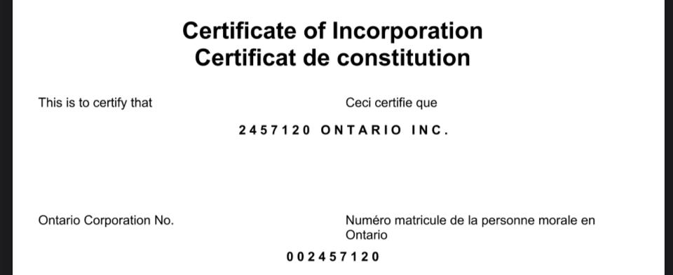 2457120 ONTARIO INC | 9 Father Tobin Rd, Brampton, ON L6R 3K2, Canada | Phone: (647) 548-9888