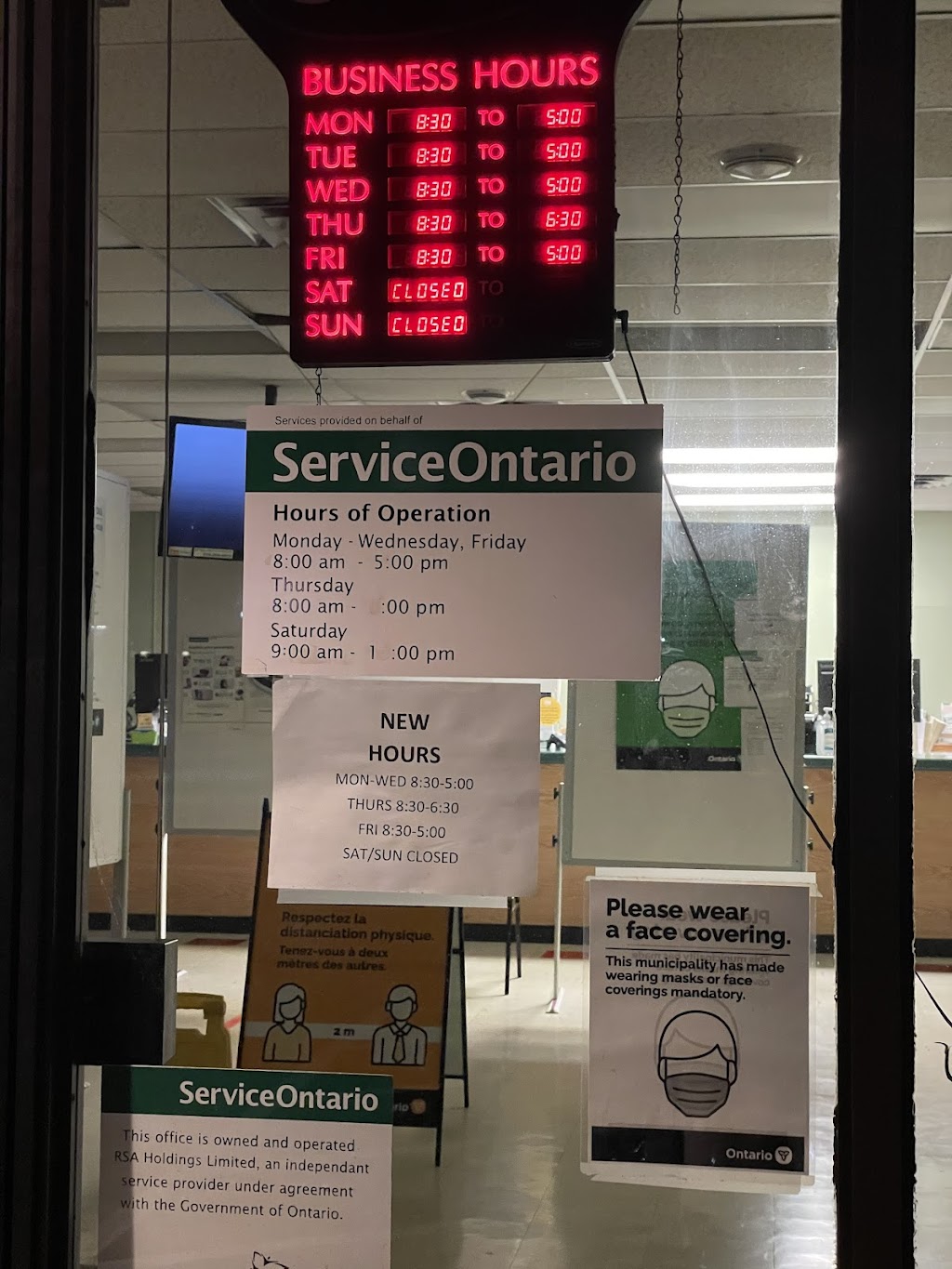 ServiceOntario | 485 Silvercreek Pkwy N Unit 16, Guelph, ON N1H 7K5, Canada | Phone: (519) 836-1636