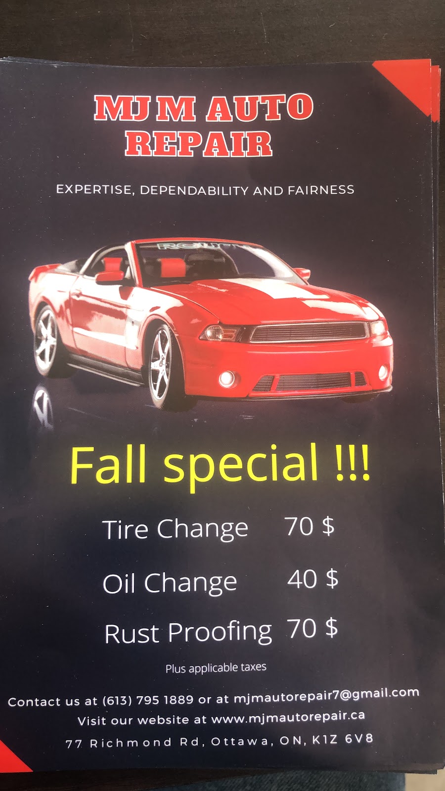 MJM Auto Repair | 77 Richmond Rd, Ottawa, ON K1Z 6V8, Canada | Phone: (613) 795-1889