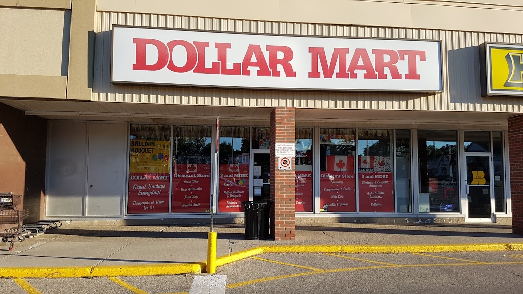 Dollar Mart | store | 274 Highland Rd W, Kitchener, ON N2M 3C5, Canada | 5197446666 OR +1 519-744-6666